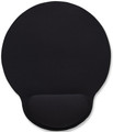 Manhattan 434362 Wrist-Rest Mouse Pad Black, Stock# 434362