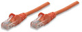 INTELLINET/Manhattan 347334 Network Cable, Cat5e, UTP  0.5 ft. (0.15 m), Orange, Part# 347334