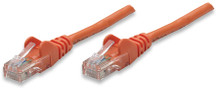 INTELLINET/Manhattan 347464 Network Cable, Cat5e, UTP 1 ft. (0.3 m), Orange, Part# 347464