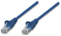 INTELLINET/Manhattan 347495 Network Cable, Cat5e, UTP 1 ft. (0.3 m), Blue, Part# 347495