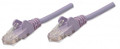 INTELLINET/Manhattan 
453448 Network Cable, Cat5e, UTP 1.5 ft. (0.5 m), Purple, Part# 453448