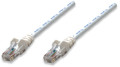 INTELLINET/Manhattan 345088 Network Cable, Cat5e, UTP 1.5 ft. (0.5 m), White, Part# 345088