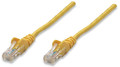 INTELLINET/Manhattan 345118 Network Cable, Cat5e, UTP 1.5 ft. (0.5 m), Yellow, Part# 345118