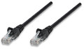 INTELLINET/Manhattan 320740 Network Cable, Cat5e, UTP 3 ft. (1.0 m), Black, Part# 320740