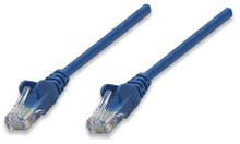 INTELLINET Network Cable, Cat5e, UTP 3 ft. (1.0 m), Blue, Part# 318938