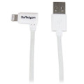 Startech 6ft White Angled Lightning To Usb Cable