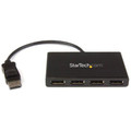 Startech Mst Hub - Displayport To 4x Displayport,connect Four Monitors To Your Laptop Or