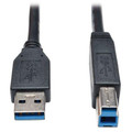 Tripp Lite 15ft Usb 3.0 Superspeed Device Cable 5gbps Ab M/m Black 15ft