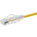 Unirise Usa, Llc Unirise Clearfit Cat6 Patch Cable, Yellow, Snagless, 25ft