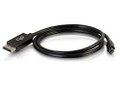 C2g 3ft Mini Displayporttm To Displayporttm Adapter Cable M/m - Black