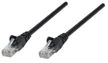 Intellinet IEC-C5-BK-7, Network Cable, Cat5e, UTP, RJ45 Male / RJ45 Male, 2.0 m (7 ft.), Black, Part# 320757