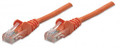 INTELLINET Network Cable, Cat5e, UTP Orange, Part# 338455