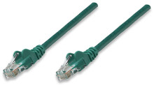 INTELLINET/Manhattan 319782 Network Cable, Cat5e, UTP Green, Part# 319782