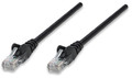 Intellinet IEC-C5-BK-50, Network Cable, Cat5e, UTP, RJ45 Male / RJ45 Male, 15.0 m (50 ft.), Black, Part# 320795 