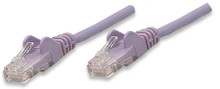 INTELLINET Network Cable, Cat5e, UTP 50 ft. (15.0 m), Purple, Part# 453516