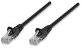 INTELLINET/Manhattan 320801 Network Cable, Cat5e, UTP 100 ft. (30.0 m), Black, Part# 320801