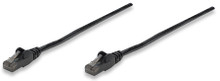 INTELLINET/Manhattan 347389 Network Cable, Cat6, UTP 0.5 ft. (0.15 m), Black, Part# 347389