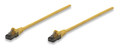 INTELLINET Network Cable, Cat6, UTP (0.15 m), Yellow, Part# 347419