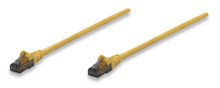 INTELLINET Network Cable, Cat6, UTP (0.15 m), Yellow, Part# 347419