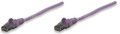 INTELLINET 392990 Network Cable, Cat6, UTP (0.15 m), Purple, Part# 392990