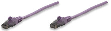 INTELLINET 392990 Network Cable, Cat6, UTP (0.15 m), Purple, Part# 392990