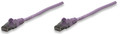 INTELLINET/Manhattan 392990 Network Cable, Cat6, UTP (0.15 m), Purple, Part# 392990