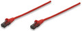 INTELLINET Network Cable, Cat6, UTP (0.3 m), Red, Part# 343329