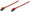INTELLINET Network Cable, Cat6, UTP (0.3 m), Red, Part# 343329