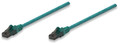 INTELLINET Network Cable, Cat6, UTP (0.3 m), Green, Part# 344845