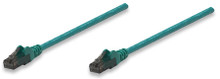 INTELLINET Network Cable, Cat6, UTP (0.3 m), Green, Part# 344845