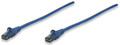 INTELLINET Network Cable, Cat6, UTP (0.3 m), Blue, Part# 343282
