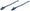 INTELLINET Network Cable, Cat6, UTP (0.3 m), Blue, Part# 343282