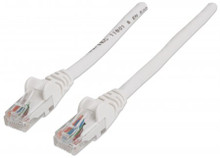INTELLINET/Manhattan 341936 Network Cable, Cat6, UTP 1.5 ft. (0.5 m), White, Part# 341936