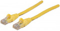 INTELLINET 342339 Network Cable, Cat6, UTP 1.5 ft. (0.5 m), Yellow, Part# 342339