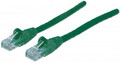 INTELLINET 342469 Network Cable, Cat6, UTP 1.5 ft. (0.5 m), Green, Part# 342469