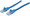 INTELLINET Network Cable, Cat6, UTP 1.5 ft. (0.5 m), Blue, Part# 342568