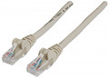 INTELLINET Network Cable, Cat6, UTP 3 ft. (1.0 m), Grey, Part# 340373