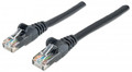 INTELLINET/Manhattan N342049 Network Cable, Cat6, UTP 3 ft. (1.0 m), Black, Part# 342049