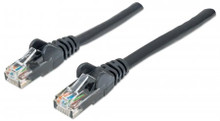 INTELLINET Network Cable, Cat6, UTP 3 ft. (1.0 m), Black, Part# 342049