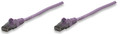 INTELLINET/Manhattan Network Cable, Cat6, UTP 3 ft. (1.0 m), Purple, Part# 393126