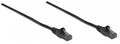 INTELLINET 342056 Network Cable, Cat6, UTP 5 ft. (1.5 m), Black, Part# 342056