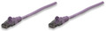 INTELLINET/Manhattan 393201 Network Cable, Cat6, UTP 100 ft. (30.0 m), Purple, Part# 393201