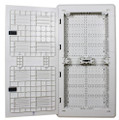 Suttle MXE-30E-1XM 30" MediaMAX wiring panel (empty) with hinged vented cover, Part# MXE-30E-1XM