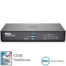 DELL SONICWALL TZ500 TOTALSECURE 1YR, Part# 01-SSC-0445