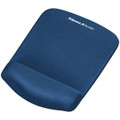 Fellowes, Inc. Plushtouch Mouse Pad Wrist Rest W/ Foamfusion-blue