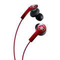 Earphones With Remote Control Red