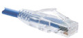 Unirise Usa, Llc Unirise Clearfit Cat6 Patch Cable, Blue, Snagless, 6inch