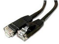 Unirise Usa, Llc Cat5e Shielded Gigabit Ethernet Patch Cable, Utp, Black, Snagless, 1ft