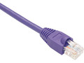 Unirise Usa, Llc Cat5e Ethernet Patch Cable, Utp, Purple, Snagless, 15ft