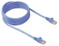 Unirise Usa, Llc Cat5e Ethernet Patch Cable, Utp, Blue, Snagless, 6inch